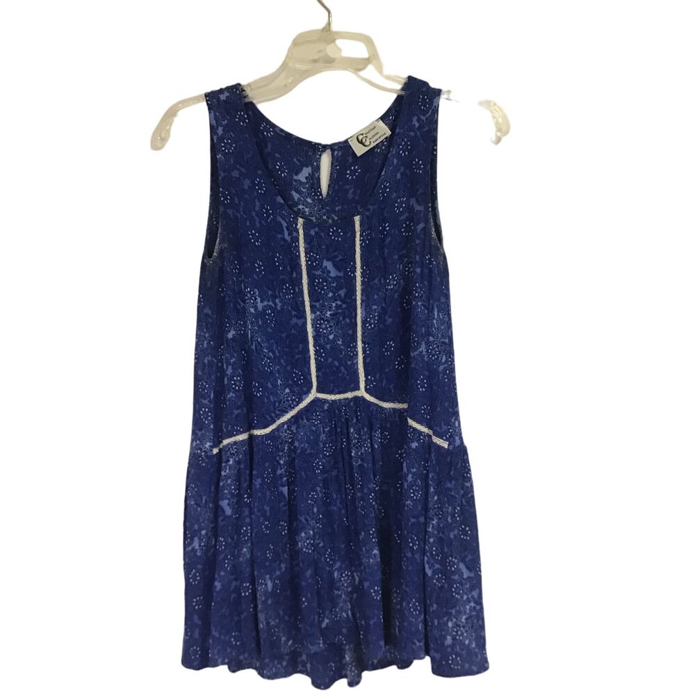 Christian Caliendo Blue Shirt‎ Women's Medium